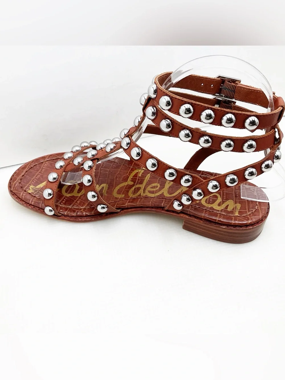 {Sam Edelman} Eavan Studded Gladiator Sandals - Picture 3 of 16